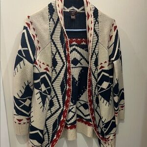 Chic Geometric Patterned Cardigan